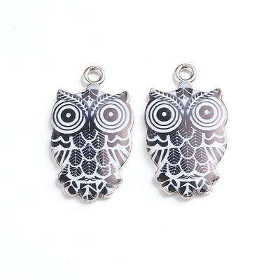 Alloy Enamel Pendants