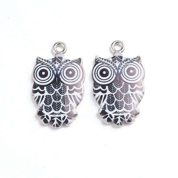 Alloy Enamel Pendants