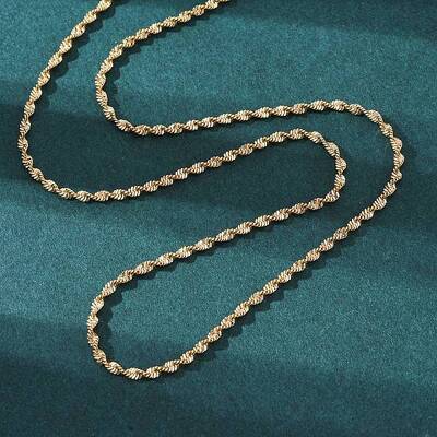 Brass Singapore Chains Necklace for Women