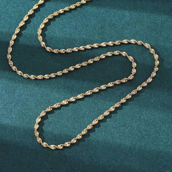 Brass Singapore Chains Necklace for Women