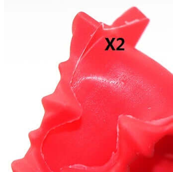 Microwave Oven Silicone Oven Heat Insulation Anti-scald Rack | Color: Orange 2