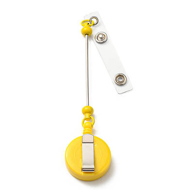 Iron & Plastic Beadable Badge Reels