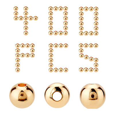 400Pcs Brass Beads