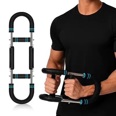 Z6【Back to School Fit】Adjustable 60-90 LBS Twister Arm Trainer for Chest Shoulder Arm & Triceps Core Workout Portable Ind...