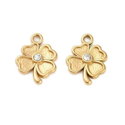 304 Stainless Steel Rhinestone Pendant