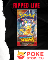 Pokemon Surging Sparks Booster Pack (Ripped Live)