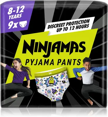 Pampers Ninjamas Pyjama Night Pants 27-43 kg Spaceships 9 pieces