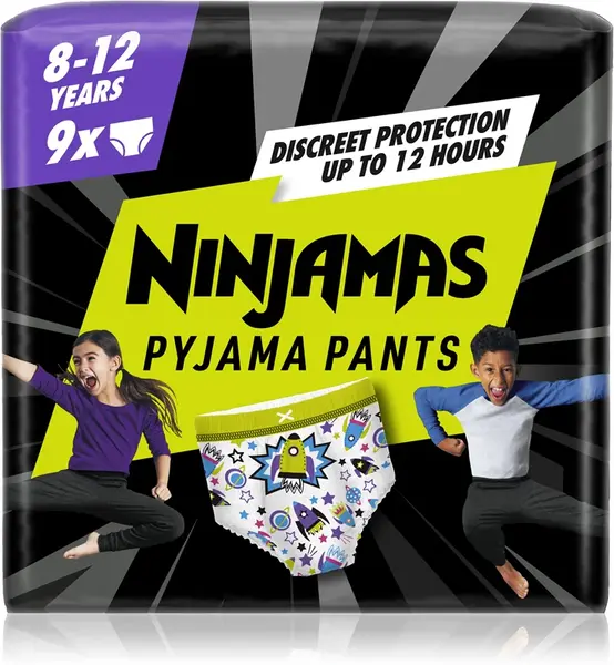 Pampers Ninjamas Pyjama Night Pants 27-43 kg Spaceships 9 pieces
