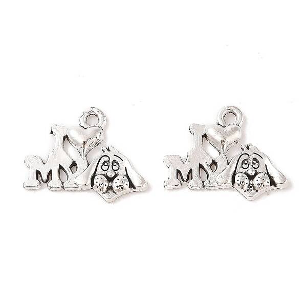 Tibetan Style Alloy Message Charms