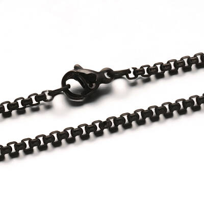 304 Stainless Steel Box Chain  Necklaces