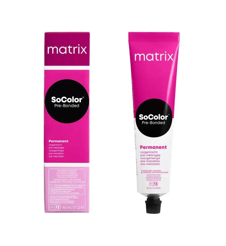 Matrix SoColor Pre-Bonded Blended Permanent Hair Dye Color 4M Mittelbraun Mokka 90 ml