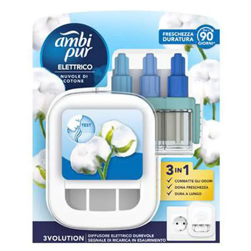 Ambi Pur 3Volution Base Nuvoledi Cotone Ml.20