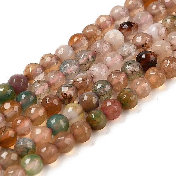 Natural Agate(Dyed & Heated) Beads Strands