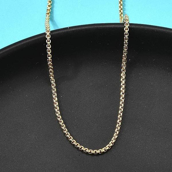 1MM Brass Box Chain Necklaces