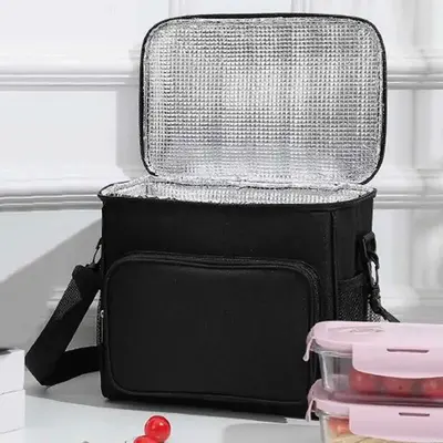 Insulated Lunch Bag, Portable Large Capacity Insulated Cooler Bag with Adjustable Shoulder Strap, Multi-purpose Lunch Bag for...