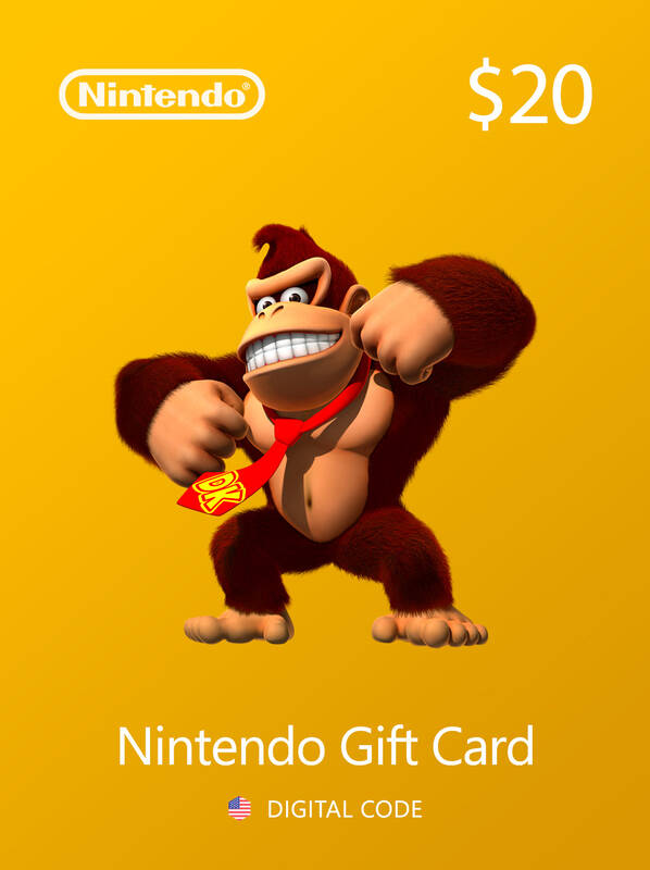 Nintendo Gift Card 20 USD USA | Nintendo