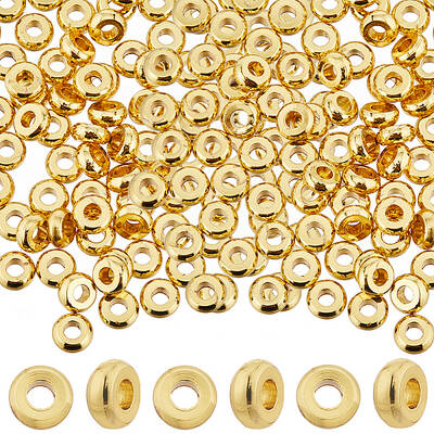 200Pcs Brass Spacer Beads