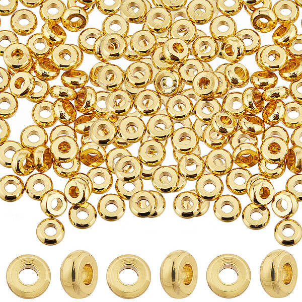 200Pcs Brass Spacer Beads