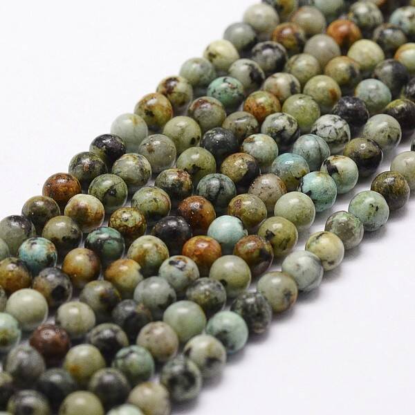 Natural African Turquoise(Jasper) Beads Strands