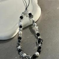Star & Faux Pearl Decor Beaded Phone Chain, Cute Phone Lanyard, Fashion Phone Strap for Women & Girls, Mobile Phone Decoratio...