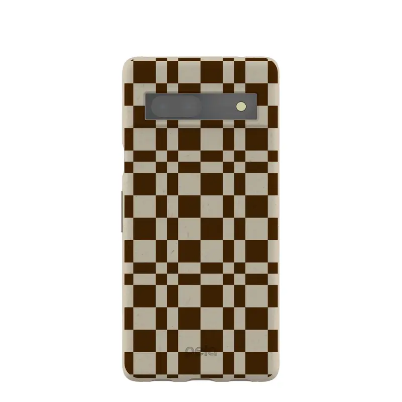 London Fog Chestnut Checkers Google Pixel 7a Case