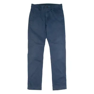 TOMMY HILFIGER Chino Mens Trousers Blue Regular Straight W20 L33
