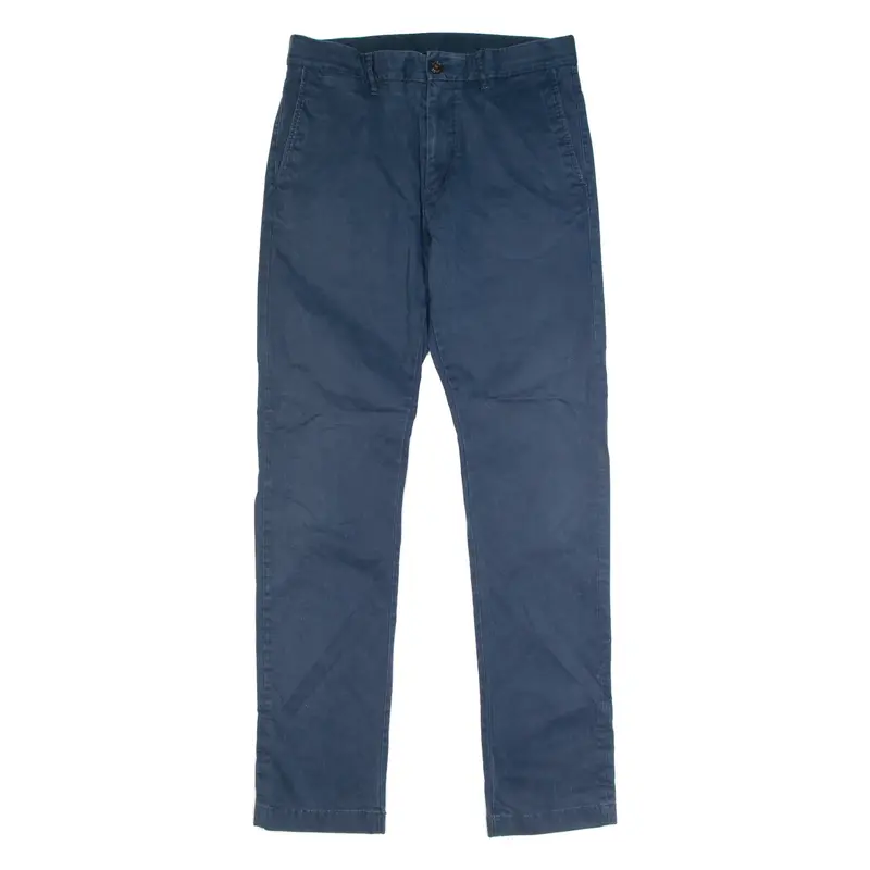 TOMMY HILFIGER Chino Mens Trousers Blue Regular Straight W20 L33