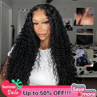 CheetahBeauty 7×6 Glueless Wigs Human Hair Pre Plucked Pre Cut Deep Wave Wig 13×6 HD Lace Front Deep Wave Wig Wear and Go G...