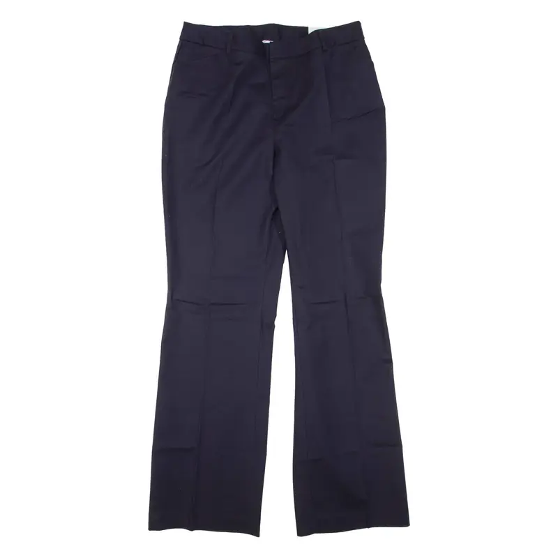 LANDS END Womens Trousers Blue Regular Flared W32 L34
