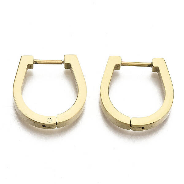 304 Stainless Steel Huggie Hoop Earrings