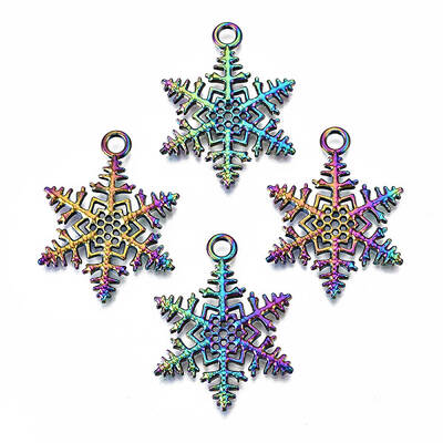 Rainbow Color Alloy Pendants
