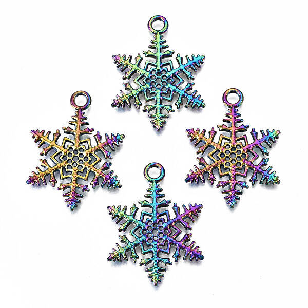 Rainbow Color Alloy Pendants
