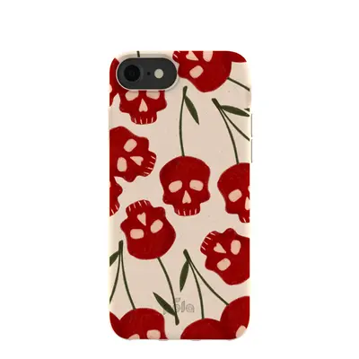 Seashell Scary Cherry iPhone 6/6s/7/8/SE Case