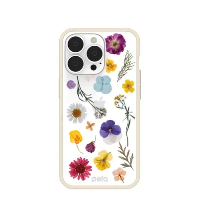 Clear Springtime iPhone 13 Pro Case With London Fog Ridge