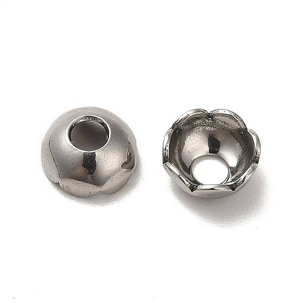 Non-Tarnish 304 Stainless Steel Bead Caps