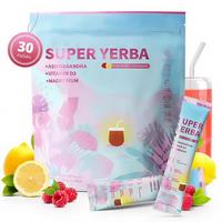 2025 Super Yerba | Yerba Mate Instant Tea Powder | RASPBERRY LEMONADE Flavor | 30 Servings
