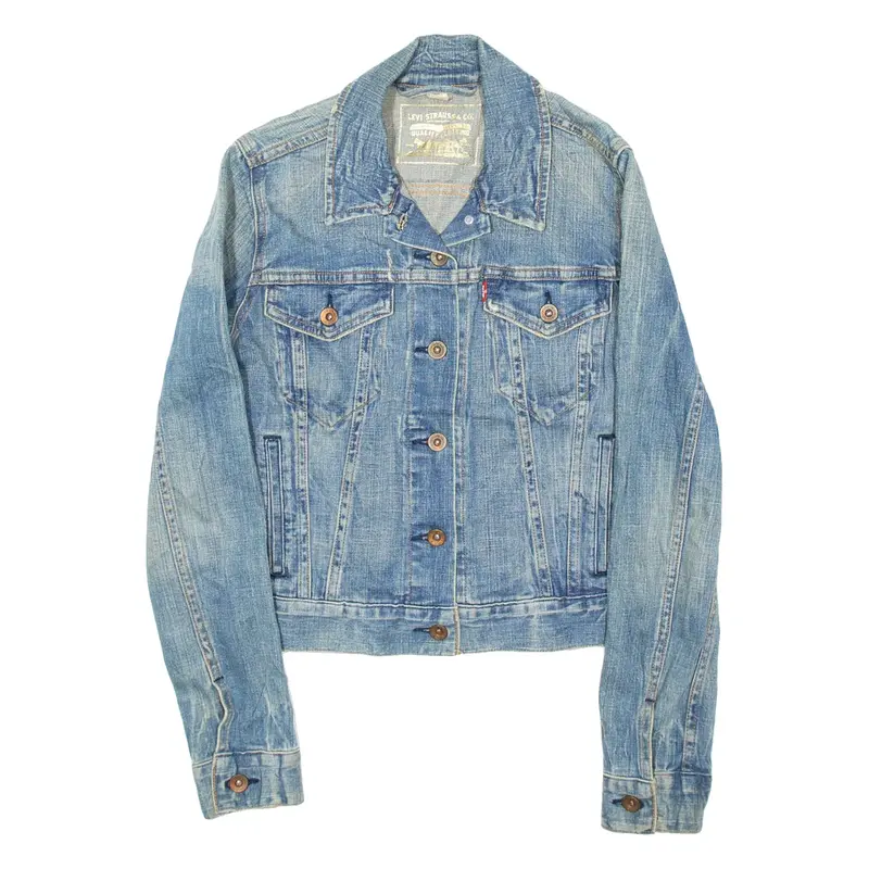 LEVI'S Womens Denim Jacket Blue XS