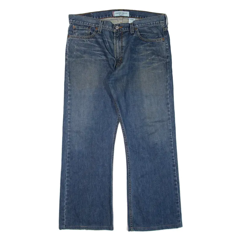 LEVI'S 527 LOW Jeans Mens Blue Regular Bootcut W36 L30