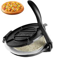 VEVOR Tortilla Press, 10 Inch Tortilla and Roti Maker, Cast Iron Heavy Duty Tortilladora Press, Pre-Seasoned Pataconera Maker...