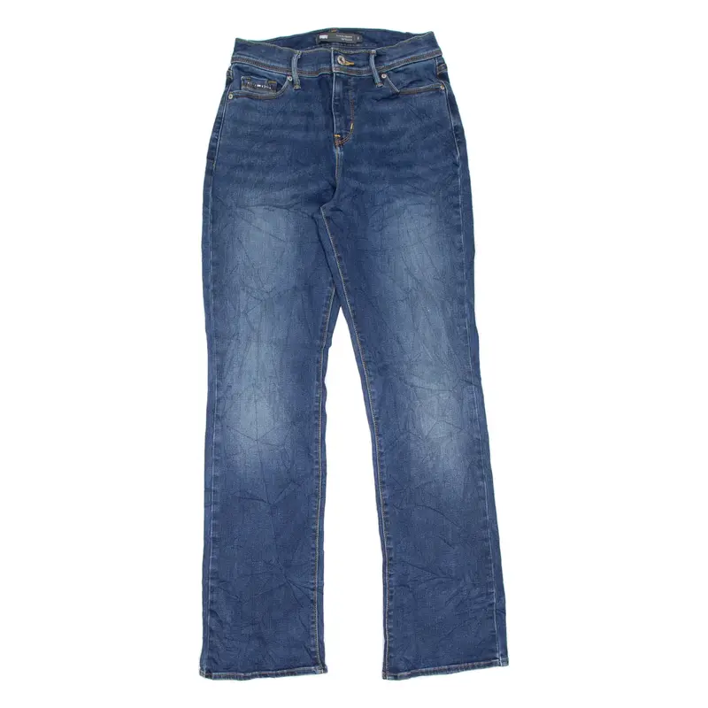 LEVI'S 512 Womens Jeans Blue Slim Bootcut Stone Wash W28 L32