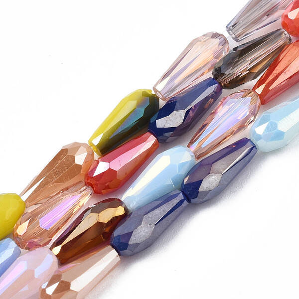 Electroplate Glass Beads Strands