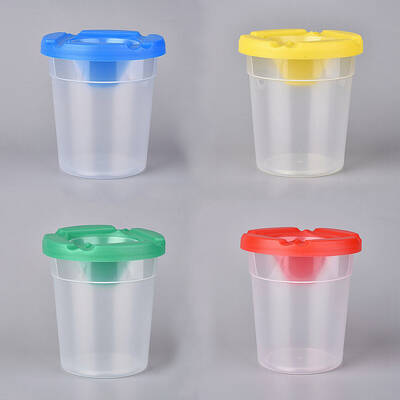 Children's No Spill Plastic Paint Cups