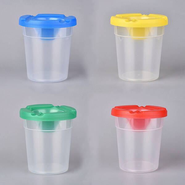 Children's No Spill Plastic Paint Cups