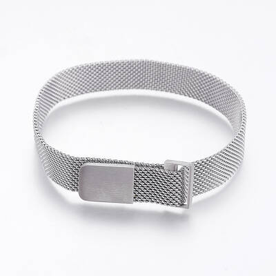 Tarnish Resistant 430 Stainless Steel Mesh Bracelet Making
