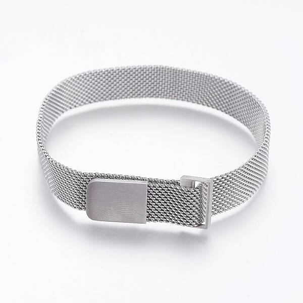 Tarnish Resistant 430 Stainless Steel Mesh Bracelet Making