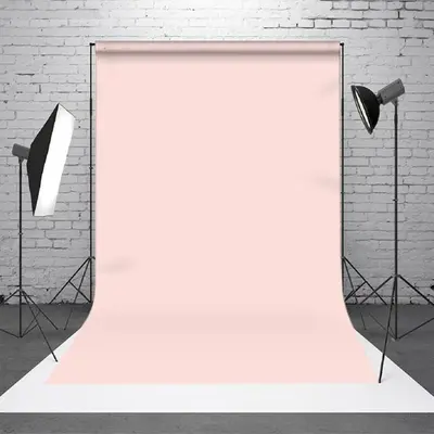 Light Pink Solid Simple Backdrop For Photography - Aperturee