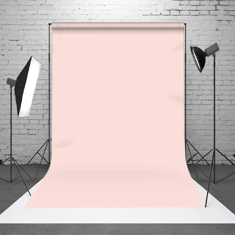 Light Pink Solid Simple Backdrop For Photography - Aperturee