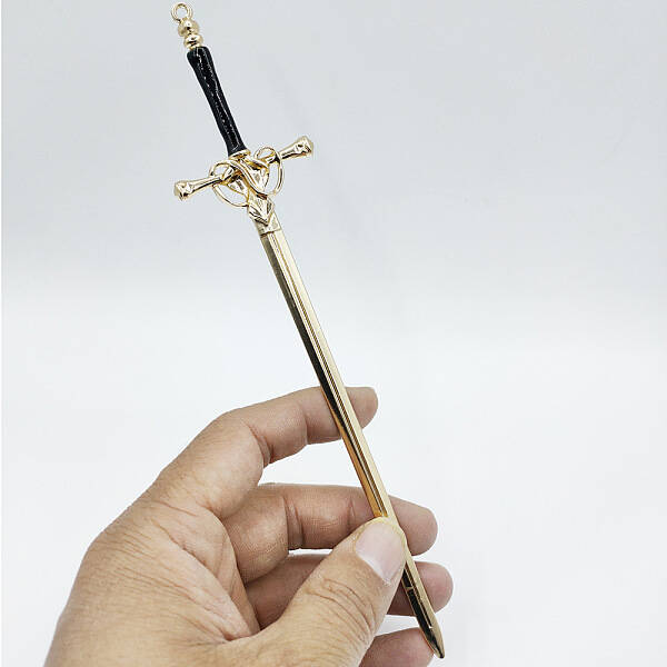 Alloy Flow Su Sword Hairpin Ancient Costume Headwear Hairpin Electroplating Pendant Sword