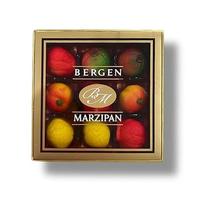 Assorted Marzipan Fruit - 9 Pieces (4 oz) - Snack & Gum Variety