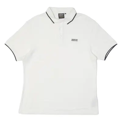 BARBOUR Tailored Fit Mens Polo Shirt White L